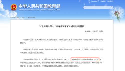 双一流本科再扩招2万