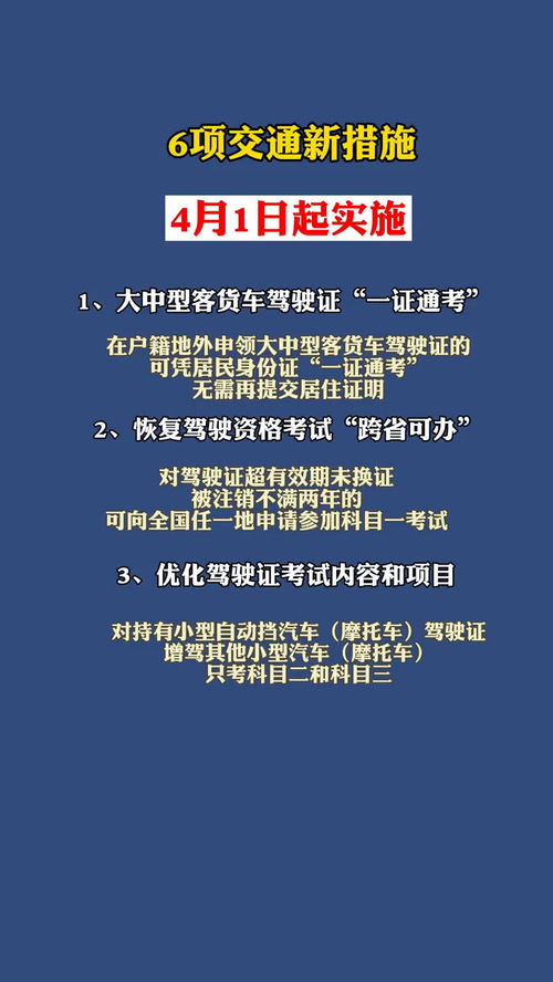 4月起这些新规启动