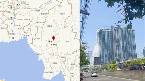 缅甸地震前后对比