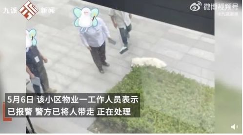 情侣吵架扔下洗衣机
