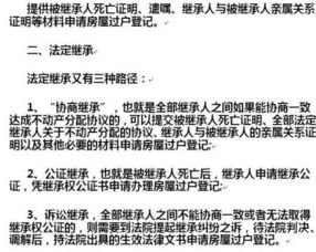 人死后，儿子如何合法继承房产？法律指南详解